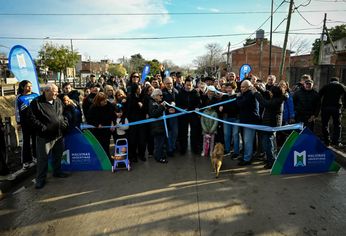 El momento de la inauguración.