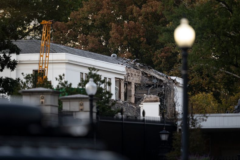 Un sector de la Casa Blanca será demolido para construir un salón de baile.