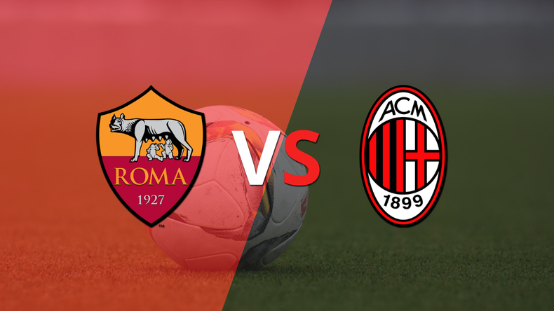 Roma y Milan igualaron 1 a 1
