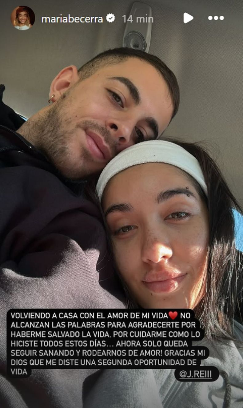 María Becerra rompió el silencio luego de su hemorragia interna. María Becerra rompió el silencio luego de su hemorragia interna.