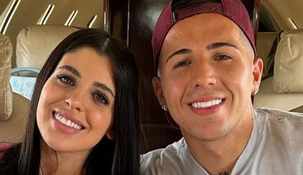 Valentina Cervantes y Enzo Fernández. Valentina Cervantes y Enzo Fernández.