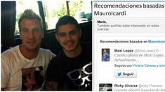 No puede haber tanta maldad: en el Twitter de Icardi recomiendan seguir a Maxi López No puede haber tanta maldad: en el Twitter de Icardi recomiendan seguir a Maxi López