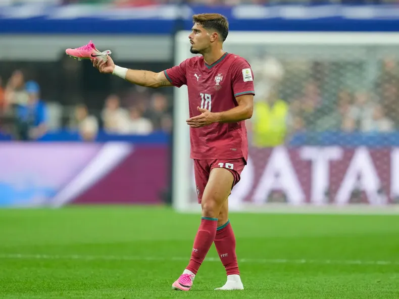 El jugador que captó la atención por un inusual detalle en su calzado deportivo.