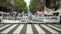 Este miércoles comenzó el paro de enfermeros en CABA por aumento de salarios.