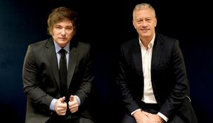 La cuenta de X de la Oficina del Presidente compartió una foto del encuentro entre Milei y&nbsp; James Quincey.&nbsp;