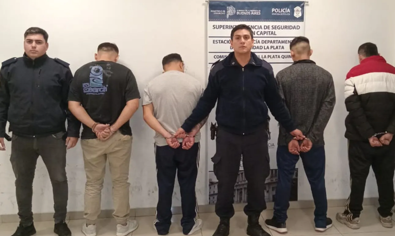 Detuvieron a cuatro delincuentes por una entradera a una jubilada en La Plata.