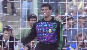 Sergio Goycochea, héroe de los penales en el Mundial Italia 1990.