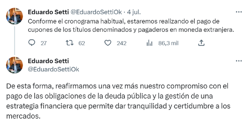 Los tuits de Eduardo Setti.