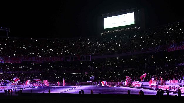 Hermosa imagen del estadio Monumental de River.
