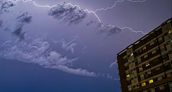 Fuerte actividad eléctrica y lluvias intensas durante el temporal en el AMBA.&nbsp;