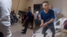 La violenta secuencia ocurrió durante una reunión religiosa en Santiago del Estero delante de los fieles. La violenta secuencia ocurrió durante una reunión religiosa en Santiago del Estero delante de los fieles.