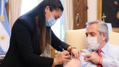 Alberto Fernández recibió la tercera dosis contra el Covid-19. Alberto Fernández recibió la tercera dosis contra el Covid-19.