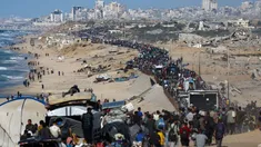 El regreso de miles de gazatíes tras la entrada en vigor de alto el fuego. El regreso de miles de gazatíes tras la entrada en vigor de alto el fuego.