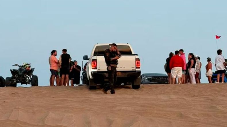 El nene ue trasladado de urgencia al Hospital de Pinamar