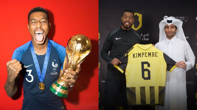 Kimpembe ganó la Champions League con PSG y el Mundial con Francia. Kimpembe ganó la Champions League con PSG y el Mundial con Francia.
