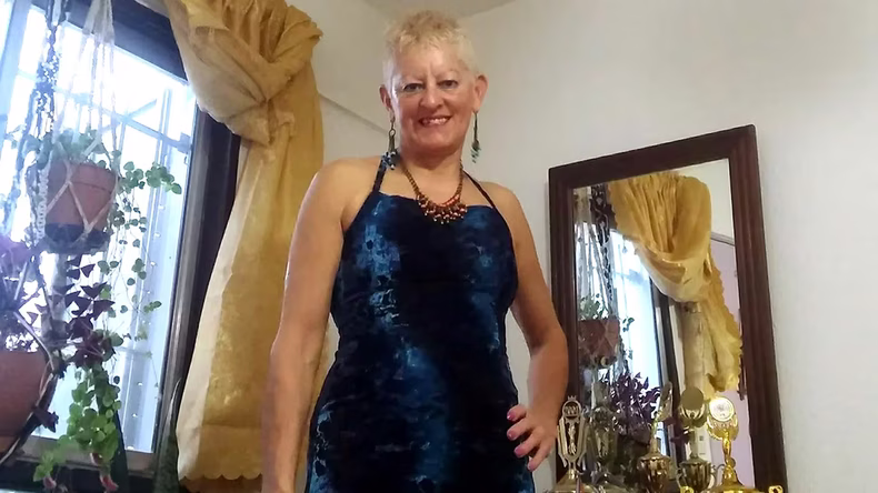 Susana Polgi, una vecina de 61 años que se presentó al evento.