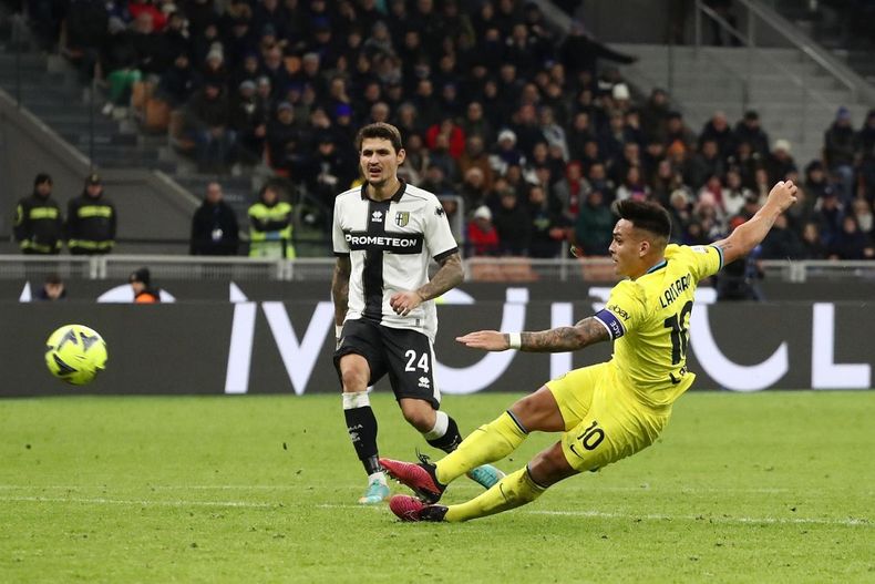 Lautaro Martínez anotó un golazo para Inter.