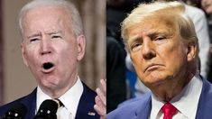 Joe Biden y Donald Trump. Joe Biden y Donald Trump.