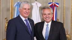 Alberto Fernández se reunió con el presidente de Cuba para profundizar la relación bilateral.