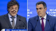 Javier Milei sumó un nuevo ataque a la lista de fricciones con el Gobierno español encabezado por Pedro Sánchez. Javier Milei sumó un nuevo ataque a la lista de fricciones con el Gobierno español encabezado por Pedro Sánchez.