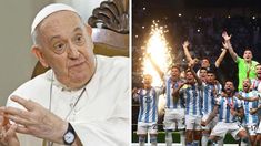 El papa Francisco recibió la camiseta de un campeón del mundo. El papa Francisco recibió la camiseta de un campeón del mundo.