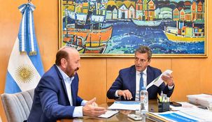 Sergio Massa y Gildo Insfrán se reunieron para avanzar con el financiamiento del acueducto entre Clorinda y Villa General Güemes.