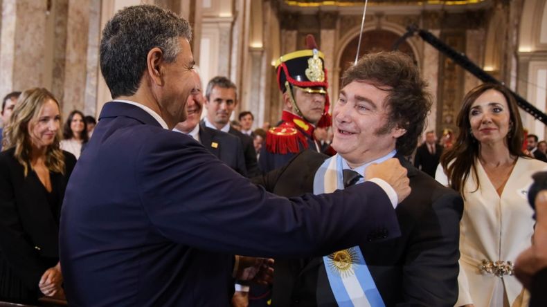 Jorge Macri estuvo con el presidente Javier Milei en el tradicional Tedeum llevado a cabo el 9 de julio en la Catedral porte&ntilde;a.&nbsp;