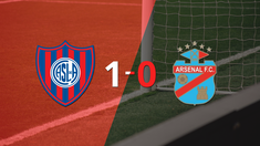 con un solo tanto, san lorenzo derroto a arsenal en el nuevo gasometro con un solo tanto, san lorenzo derroto a arsenal en el nuevo gasometro