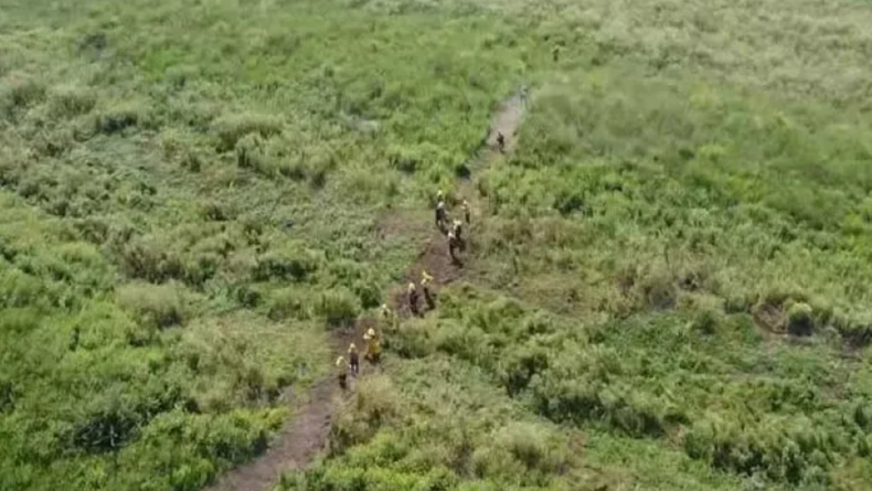 Los dos focos ígneos tienen lugar en la zona sur del delta cerca de la ciudad bonaerense de Baradero.