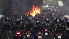 La violenta represión del miércoles pasado en el Congreso.