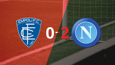 napoli, de visitante, derroto 2-0 a empoli