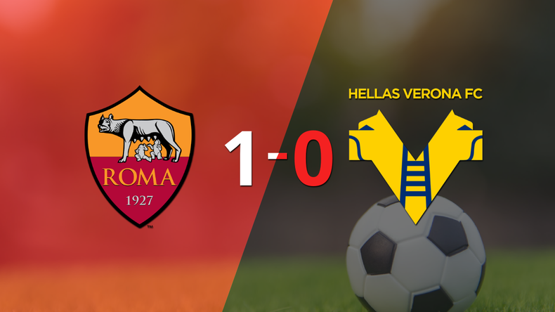 Roma venció por la mínima a Hellas Verona