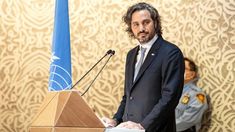 Santiago Cafiero, ministro de Relaciones Exteriores. Santiago Cafiero, ministro de Relaciones Exteriores.