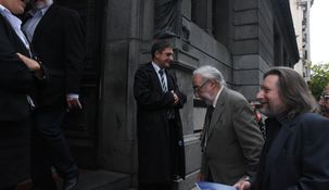 Barcesat, Rozanski y Lozano, en la presentación del Juicio Político