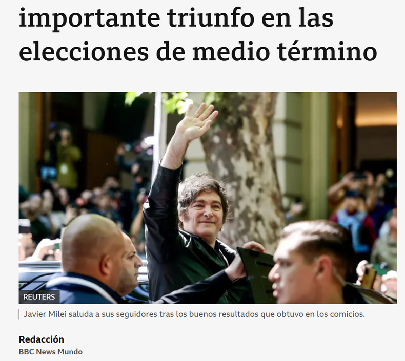 El medio británico de la BBC destacó que el oficialismo obtuvo la victoria a pesar de la crisis económica y los escándalos de corrupción en los que se vio envuelto.