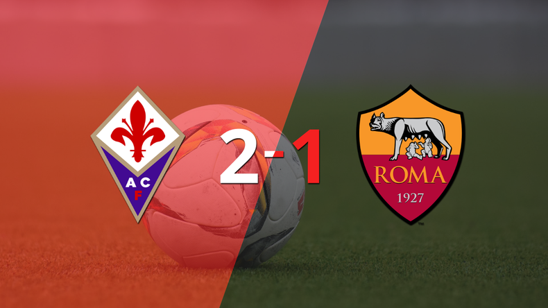Fiorentina consiguió una victoria en casa por 2 a 1 ante Roma