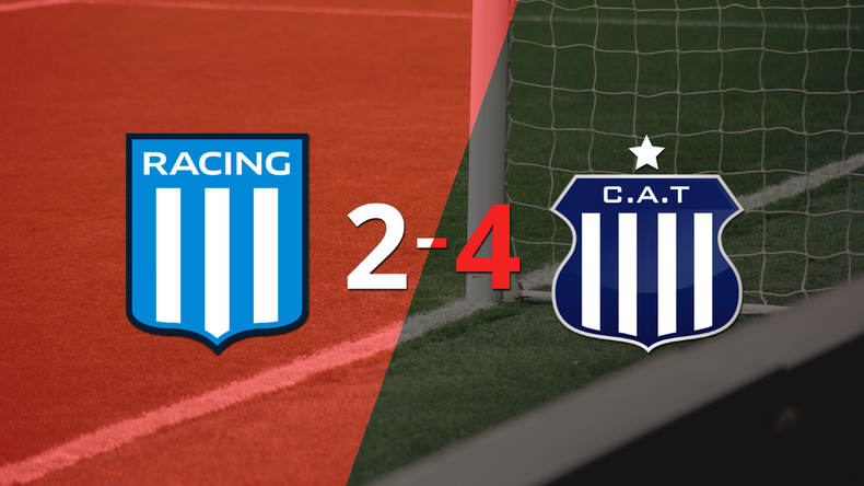 Talleres gana 4-2 a Racing Club con doblete de Michael Santos