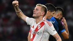 Franco Mastantuono, de 17 años, fue el goleador y la figura de River. Franco Mastantuono, de 17 años, fue el goleador y la figura de River.