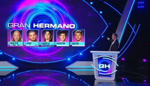 Gran Hermano, nominados: Walter, Juan, Daniela, Agustín y Nacho.