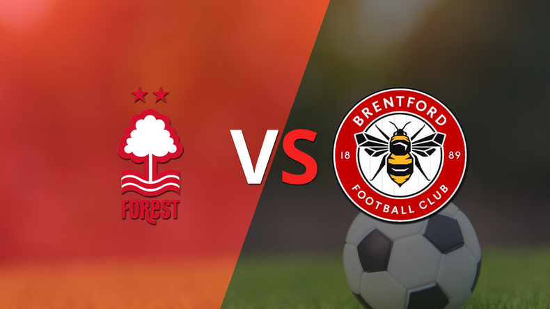 Brentford logró sacar el empate a 1 gol en casa de Nottingham Forest
