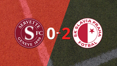 slavia praga le gano como visitante a servette por 2 a 0