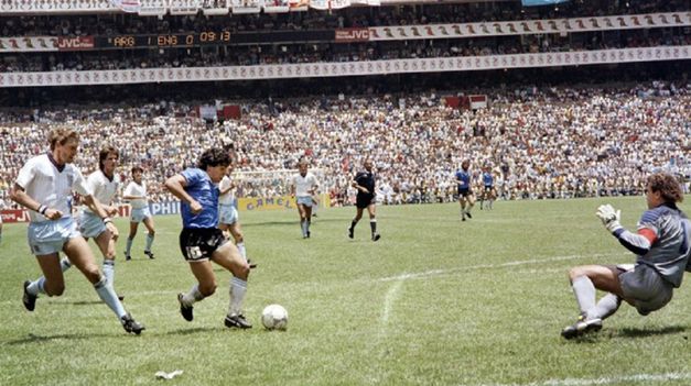 Diego Maradona y un partido histórico contra Inglaterra.