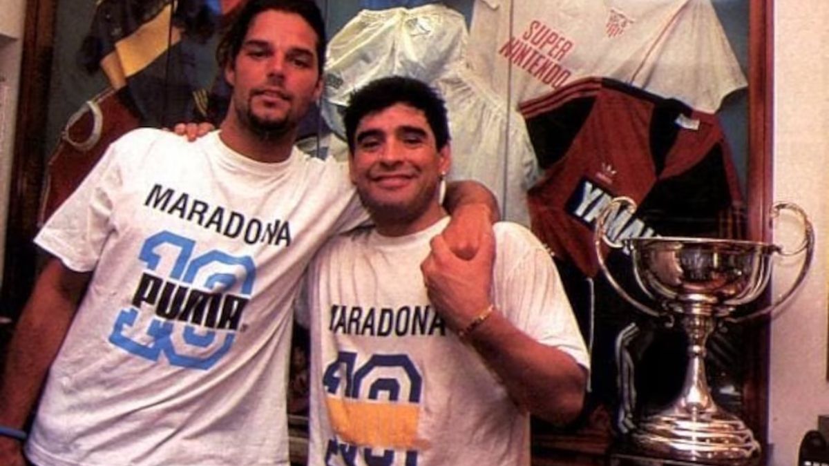 Claudia Villafañe dio detalles del operativo para llevar a Ricky Martin a comer con Diego Maradona