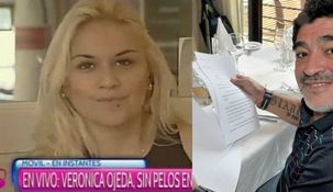 Verónica Ojeda sobre un supuesto juicio por tenencia: Con el prontuario que tiene Diego... Verónica Ojeda sobre un supuesto juicio por tenencia: Con el prontuario que tiene Diego...