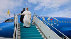 El Papa aterrizó en Ankara este jueves, antes de trasladarse a Estambul. El Papa aterrizó en Ankara este jueves, antes de trasladarse a Estambul.