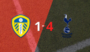 tottenham goleo 4-1 a leeds united con doblete de harry kane