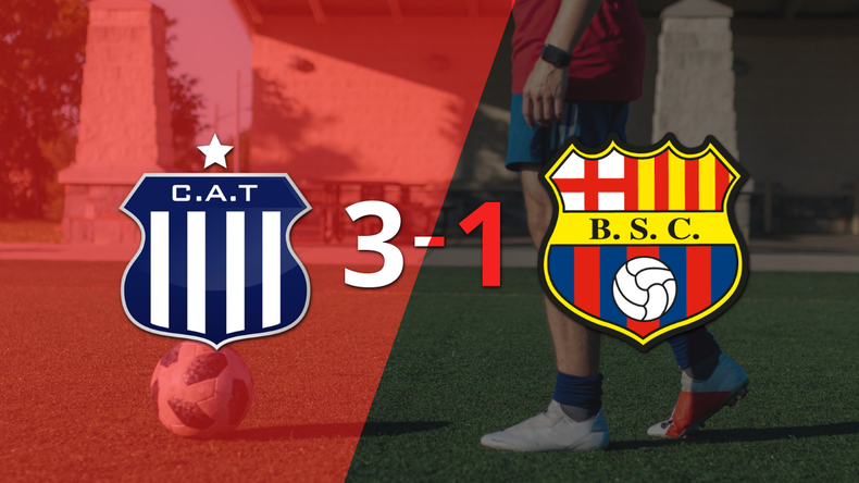 Talleres logra una victoria de 3-1 sobre Barcelona