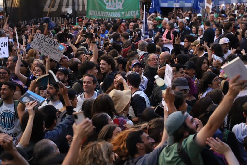 En 2024 se realizaron marchas federales universitarias.