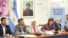 Estela de Carlotto, titular de Abuelas de Plaza de Mayo, leyó un escrito de varias páginas.