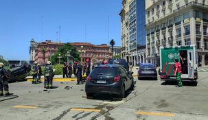 El hecho se produjo cerca de la Casa Rosada.